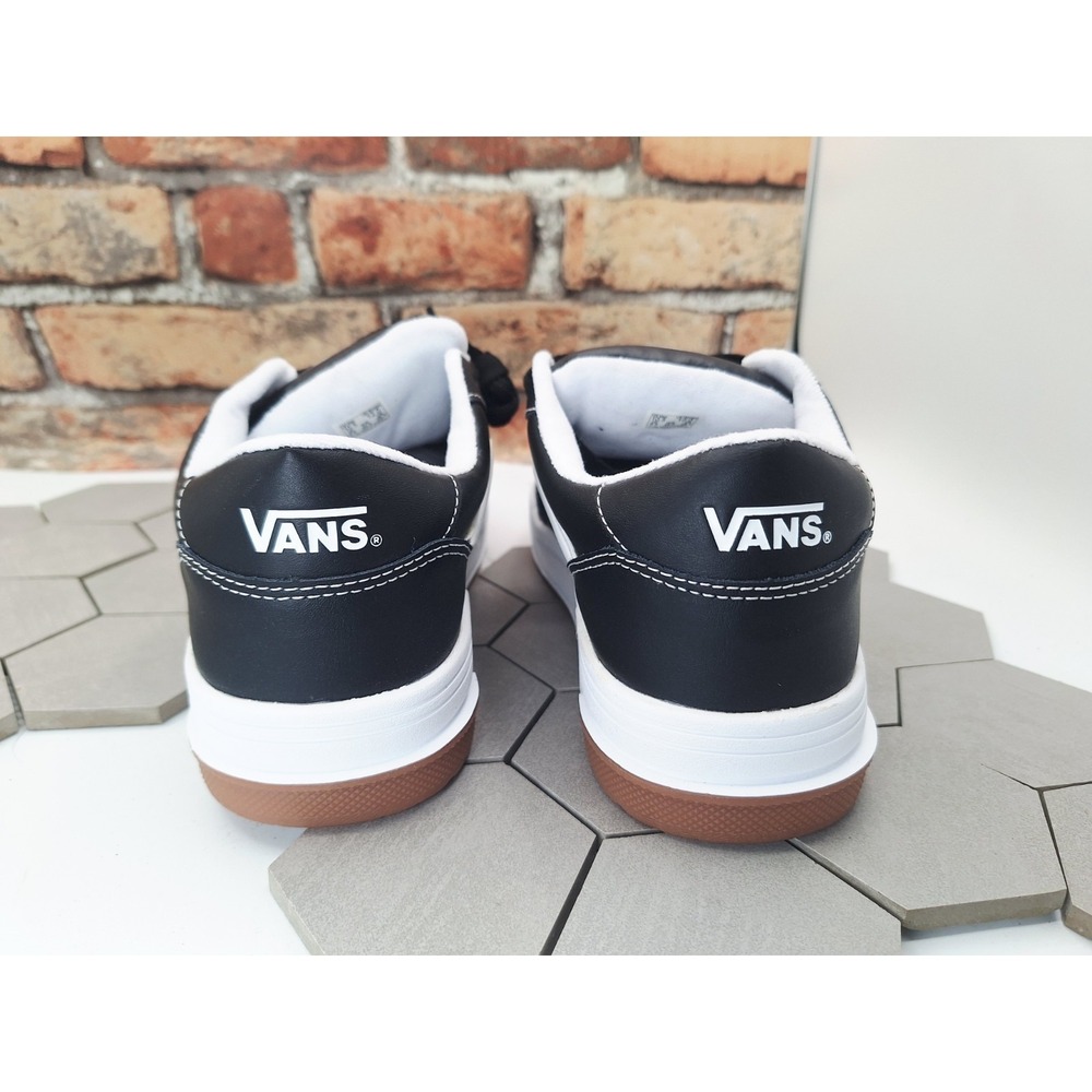 Vans Hylane Black White Gum Size 10 Men's Chunky Skate Sneaker Knu Skool Rare - Picture 9 of 12